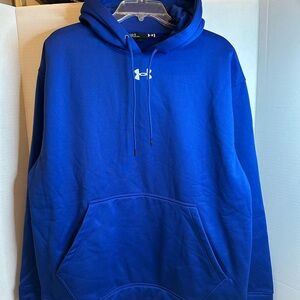Under Armour Men's Blue Hoodie, Cold Gear, size Large, NWT